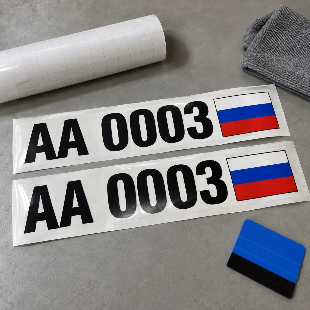 Номера на лодку — визуализация 3