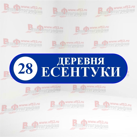 Адресная табличка — Макет №8